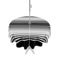 thumbnail image 1 of Outdoor Tablecloth with Umbrella Hole & Zipper, Black Striped Round Tablecloth 54 Inch, Modern Farmhouse Striped Minimalist Patio Table Cover Waterproof Table Cloth for Picnic/Party, 1 of 7
