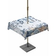 thumbnail image 1 of Outdoor Tablecloth with Umbrella Hole & Zipper, Blue Coastal Starfish Square Tablecloth 60x60 Inch, Beach Nautical Shell Eucalyptus Ocean Patio Table Cover Waterproof Table Cloth for Picnic/Party, 1 of 6