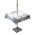thumbnail image 1 of Outdoor Tablecloth with Umbrella Hole & Zipper, Blue Eucalyptus Coastal Square Tablecloth 60x60 Inch, Beach Starfish Shell Nautical Patio Table Cover Waterproof Table Cloth for Picnic/Party, 1 of 6