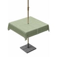 thumbnail image 1 of Outdoor Tablecloth with Umbrella Hole and Zipper, Cameo Green Retro Greek Key Square Table Cloth 60x60 Inch Waterproof Tablecloth, Geometric Greece Ancient Rustic Picnic Table Cover for Patio Camping, 1 of 7