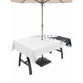 thumbnail image 1 of Outdoor Tablecloth with Umbrella Hole and Zipper, Cats Showering Rectangle Table Cloth 54x80 Inch Waterproof Tablecloth, Modern Abstract Art Funny Animals Picnic Table Cover for Patio Camping, 1 of 7