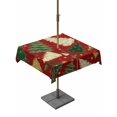 thumbnail image 1 of Outdoor Tablecloth with Umbrella Hole and Zipper, Christmas Tree Square Table Cloth 60x60 Inch Waterproof Tablecloth, Red Green Xmas Tree Winter Picnic Table Cover for Patio Camping, 1 of 7
