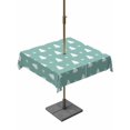 thumbnail image 1 of Outdoor Tablecloth with Umbrella Hole and Zipper, Christmas Trees Square Table Cloth 54x54 Inch Waterproof Tablecloth, Xmas Snowflakes Winter Pine Tree Green Picnic Table Cover for Patio Camping, 1 of 7
