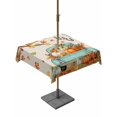 thumbnail image 1 of Outdoor Tablecloth with Umbrella Hole and Zipper, Fall Pumpkin Square Table Cloth 54x54 Inch Waterproof Tablecloth, Autumn Maple Leaf Retro Farmhouse Truck Picnic Table Cover for Patio Camping, 1 of 7
