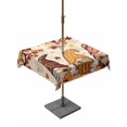 thumbnail image 1 of Outdoor Tablecloth with Umbrella Hole and Zipper, Fall Square Table Cloth 54x54 Inch Waterproof Tablecloth, Thanksgiving Gnomes Autumn Maple Leaf Pumpkin Picnic Table Cover for Patio Camping, 1 of 7