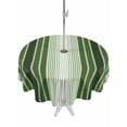 thumbnail image 1 of Outdoor Tablecloth with Umbrella Hole Zipper Forest Green Ombre Stripe Round Tablecloth 60" Waterproof Outside Table Cloth Farmhouse Simple Striped Patio Table Cover Tablecloths for Picnic Party, 1 of 8