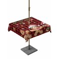 thumbnail image 1 of Outdoor Tablecloth with Umbrella Hole and Zipper, Gingerbread Christmas Square Table Cloth 60x60 Inch Waterproof Tablecloth, Xmas Balls Branches Red Buffalo Plaid Picnic Table Cover for Patio Camping, 1 of 7