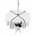 thumbnail image 1 of Outdoor Tablecloth with Umbrella Hole and Zipper, Golf Ball Round Table Cloth 54 Inch Waterproof Tablecloth, Minimalist Golf Club Abstract Simple Retro Picnic Table Cover for Patio Camping, 1 of 7