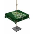 thumbnail image 1 of Outdoor Tablecloth with Umbrella Hole and Zipper, Green Christmas Tree Square Table Cloth 54x54 Inch Waterproof Tablecloth, Snowflake Xmas Botanical Berry Picnic Table Cover for Patio Camping, 1 of 7