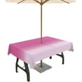 thumbnail image 1 of Outdoor Tablecloth with Umbrella Hole and Zipper Pink Ombre Rectangle Outdoor Tablecloths 60x102 Waterproof Table Cloths Gradient Color Patio Table Cover for Outdoor Tables Picnic Garden, 1 of 2