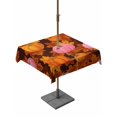 thumbnail image 1 of Outdoor Tablecloth with Umbrella Hole and Zipper, Pink Pumpkin Fall Square Table Cloth 60x60 Inch Waterproof Tablecloth, Thanksgiving Maple Leaves Farmhouse Picnic Table Cover for Patio Camping, 1 of 7