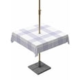 thumbnail image 1 of Outdoor Tablecloth with Umbrella Hole & Zipper, Purple Buffalo Plaid Square Tablecloth 54x54 Inch, Farmhouse Checkered Watercolor Patio Table Cover Waterproof Table Cloth for Picnic/Party, 1 of 7