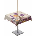 thumbnail image 1 of Outdoor Tablecloth with Umbrella Hole Zipper,Purple Lavender Daisy Country Flower Waterproof Zippered Table Cloth for Rectangle Tables,Pastoral Plant Retro Linen Patio Table Covers for Indoor Pinic, 1 of 6