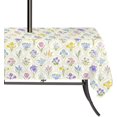 thumbnail image 1 of Outdoor Tablecloth with Umbrella Hole and Zipper Rectangle, Patio Table Cloth with Umbrella Hole, Fabric Waterproof Vintage Floral Tablecloth for Spring/Summer/Party/Picnic, 60" x 84", 1 of 6