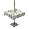 thumbnail image 1 of Outdoor Tablecloth with Umbrella Hole and Zipper, Sage Green Botanical Square Table Cloth 54x54 Inch Waterproof Tablecloth, Rustic Country Spring Floral Summer Leaf Picnic Table Cover for Patio, 1 of 7