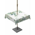 thumbnail image 1 of Outdoor Tablecloth with Umbrella Hole and Zipper, Sage Green Eucalyptus Leaves Square Table Cloth 60x60 Inch Waterproof Tablecloth, Spring Summer Botanical Picnic Table Cover for Patio Camping, 1 of 7