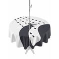 thumbnail image 1 of Outdoor Tablecloth with Umbrella Hole and Zipper, Sloths Showering Round Table Cloth 54 Inch Waterproof Tablecloth, Modern Abstract Art Funny Animals Picnic Table Cover for Patio Camping, 1 of 7