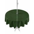 thumbnail image 1 of Outdoor Tablecloth with Umbrella Hole Zipper Solid Dark Green Round Tablecloth 54" Waterproof Outside Table Cloth Retro Minimalism Abstract Denim Texture Patio Table Cover Tablecloths for Picnic, 1 of 8