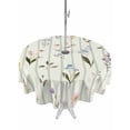 thumbnail image 1 of Outdoor Tablecloth with Umbrella Hole and Zipper, Spring Floral Round Table Cloth 60 Inch Waterproof Tablecloth, Summer Botanical Sage Green Striped Picnic Table Cover for Patio Camping, 1 of 7
