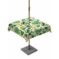 thumbnail image 1 of Outdoor Tablecloth with Umbrella Hole and Zipper, St. Patrick's Day Square Table Cloth 54x54 Inch Waterproof Tablecloth, Spring Shamrocks Green Love Heart Hats Picnic Table Cover for Patio Camping, 1 of 7