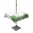 thumbnail image 1 of Outdoor Tablecloth with Umbrella Hole and Zipper, St. Patrick's Square Table Cloth 60x60 Inch Waterproof Tablecloth, Lucky Shamrock Green Eucalyptus Floral Plants Picnic Table Cover for Patio Camping, 1 of 7