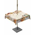 thumbnail image 1 of Outdoor Tablecloth with Umbrella Hole and Zipper, Thanksgiving Fall Square Table Cloth 54x54 Inch Waterproof Tablecloth, Maple Leaf Pumpkins Green Orange Picnic Table Cover for Patio Camping, 1 of 7