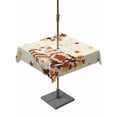 thumbnail image 1 of Outdoor Tablecloth with Umbrella Hole and Zipper, Thanksgiving Gnomes Square Table Cloth 60x60 Inch Waterproof Tablecloth, Fall Maple Leaves Vintage Autumn Picnic Table Cover for Patio Camping, 1 of 7