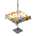 thumbnail image 1 of Outdoor Tablecloth with Umbrella Hole and Zipper, Thanksgiving Maple Square Table Cloth 60x60 Inch Waterproof Tablecloth, Orange Blue Pumpkins Fall Leaves Picnic Table Cover for Patio Camping, 1 of 7