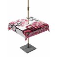 thumbnail image 1 of Outdoor Tablecloth with Umbrella Hole and Zipper, Valentine's Day Square Table Cloth 60x60 Inch Waterproof Tablecloth, Love Tree Branch Truck Roses Romantic Picnic Table Cover for Patio Camping, 1 of 7