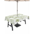 thumbnail image 1 of Outdoor Tablecloth with Umbrella Hole and Zipper, Watercolor Forest Sage Green Rectangle Table Cloth 52x70 Inch Waterproof Tablecloth, Abstract Art Modern Trees Picnic Table Cover for Patio Camping, 1 of 7