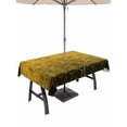 thumbnail image 1 of Outdoor Tablecloth with Umbrella Hole and Zipper, Yellow Geometric Rectangle Table Cloth 60x102 Inch Waterproof Tablecloth, Modern Abstract Art Ombre Picnic Table Cover for Patio Camping, 1 of 7