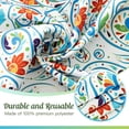thumbnail image 1 of Outdoor Tablecloth with Umbrella Hole and Zipper, Spring/Summer Waterproof Table Cover for Picnic/BBQ/Garden(60" Round,Green Butterfly), 1 of 1