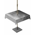 thumbnail image 1 of Outdoor Tablecloths with Umbrella Hole & Zipper, Black Grey Ombre 54x54 Inch Square Tablecloths, Coastal Beach Modern Abstract Art Waterproof Table Cloth, Patio/Pool/Picnic Table Covers, 1 of 8