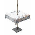 thumbnail image 1 of Outdoor Tablecloths with Umbrella Hole & Zipper, Blue Beige Coastal 54x54 Inch Square Tablecloths, Beach Starfish Summer Eucalyptus Waterproof Table Cloth, Patio/Pool/Picnic Table Covers, 1 of 8