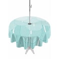 thumbnail image 1 of Outdoor Tablecloths with Umbrella Hole & Zipper, Blue Ombre Round Tablecloth 54 Inch, Farmhouse Stripes Modern Abstract Art Waterproof Table Cloth, Patio/Pool/Picnic Table Covers, 1 of 8