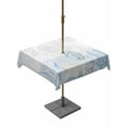 thumbnail image 1 of Outdoor Tablecloths with Umbrella Hole & Zipper, Blue Seahorse Coastal 54x54 Inch Square Tablecloths, Summer Beach Nautical Ocean Coral Waterproof Table Cloth, Patio/Pool/Picnic Table Covers, 1 of 8