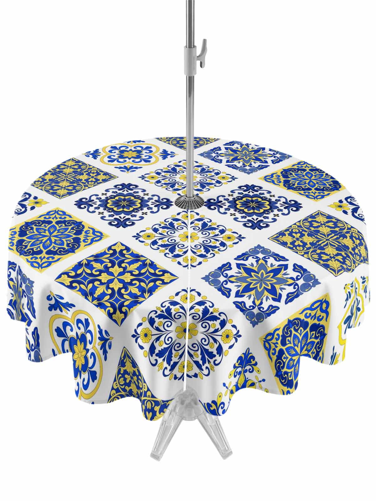 Round Tablecloths With Hole For Umbrella
