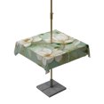 thumbnail image 1 of Outdoor Tablecloths with Umbrella Hole & Zipper, Country Flowers 60x60 Inch Square Tablecloths, Green Magnolia Flowers Rustic Botanical Waterproof Table Cloth, Patio/Pool/Picnic Table Covers, 1 of 8