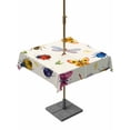 thumbnail image 1 of Outdoor Tablecloths with Umbrella Hole & Zipper, Cute Butterfly Dragonfly 54x54 Inch Square Tablecloths, Farmhouse Botanical Floral Beige Waterproof Table Cloth, Patio/Pool/Picnic Table Covers, 1 of 8