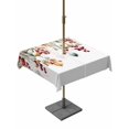 thumbnail image 1 of Outdoor Tablecloths with Umbrella Hole & Zipper, Eucalyptus Leaves 60x60 Inch Square Tablecloths, Summer Botanical Weeping Watercolor Waterproof Table Cloth, Patio/Pool/Picnic Table Covers, 1 of 8