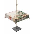 thumbnail image 1 of Outdoor Tablecloths with Umbrella Hole & Zipper, Eucalyptus Trucks 54x54 Inch Square Tablecloths, Spring Farmhouse Floral Leaves Burlap Waterproof Table Cloth, Patio/Pool/Picnic Table Covers, 1 of 8
