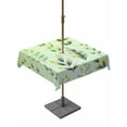 thumbnail image 1 of Outdoor Tablecloths with Umbrella Hole & Zipper, Green Leaves 60x60 Inch Square Tablecloths, Summer Botanical Farmhouse Leaf Waterproof Table Cloth, Patio/Pool/Picnic Table Covers, 1 of 8