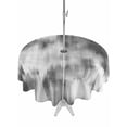 thumbnail image 1 of Outdoor Tablecloths with Umbrella Hole & Zipper, Grey Ombre Round Tablecloth 54 Inch, Vintage Simple Abstract Gradient Mottled Waterproof Table Cloth, Patio/Pool/Picnic Table Covers, 1 of 8