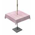thumbnail image 1 of Outdoor Tablecloths with Umbrella Hole & Zipper, Pink 54x54 Inch Square Tablecloths, Modern Abstract Art Ombre Striped Waterproof Table Cloth, Patio/Pool/Picnic Table Covers, 1 of 8