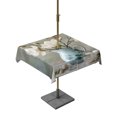 thumbnail image 1 of Outdoor Tablecloths with Umbrella Hole & Zipper, Rustic Floral 60x60 Inch Square Tablecloths, White Magnolia Flowers Farmhouse Bottle Branch Waterproof Table Cloth, Patio/Pool/Picnic Table Covers, 1 of 8