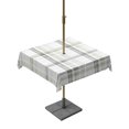thumbnail image 1 of Outdoor Tablecloths with Umbrella Hole & Zipper, Sage Green Check 54x54 Inch Square Tablecloths, Farmhouse Line Buffalo Plaid Waterproof Table Cloth, Patio/Pool/Picnic Table Covers, 1 of 8