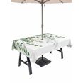 thumbnail image 1 of Outdoor Tablecloths with Umbrella Hole & Zipper, Sage Green Eucalyptus 60 x102 Inch Rectangle Tablecloths, Watercolor Spring Weeping Botanical Waterproof Table Cloth, Patio/Pool/Picnic Table Covers, 1 of 8