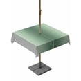 thumbnail image 1 of Outdoor Tablecloths with Umbrella Hole & Zipper, Sage Green Grey Ombre 54x54 Inch Square Tablecloths, Farmhouse Gradient Minimalist Waterproof Table Cloth, Patio/Pool/Picnic Table Covers, 1 of 8