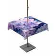 thumbnail image 1 of Outdoor Tablecloths with Umbrella Hole & Zipper, Spring Purple Hydrangea 60x60 Inch Square Tablecloths, Country Flowers Garden Plants Waterproof Table Cloth, Patio/Pool/Picnic Table Covers, 1 of 8