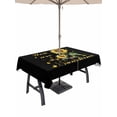 thumbnail image 1 of Outdoor Tablecloths with Umbrella Hole & Zipper, Sunflower Rectangle Tablecloth 52x70 Inch, Vintage Botanical Waterproof Table Cloth, Patio/Pool/Picnic Table Covers, 1 of 8